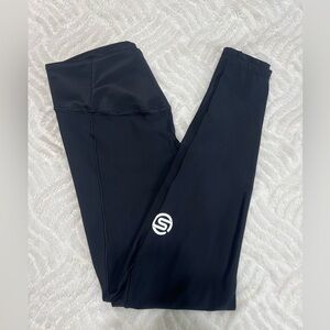 SKIMS Black High Waisted Leggings XS Compression Athletic Workout Pants